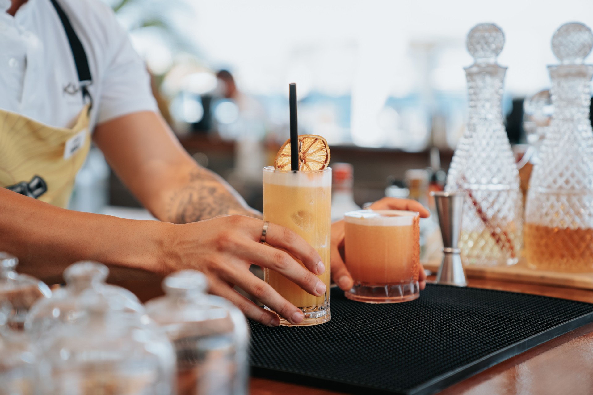 Luxurious Cocktail with a Touch of Sophistication